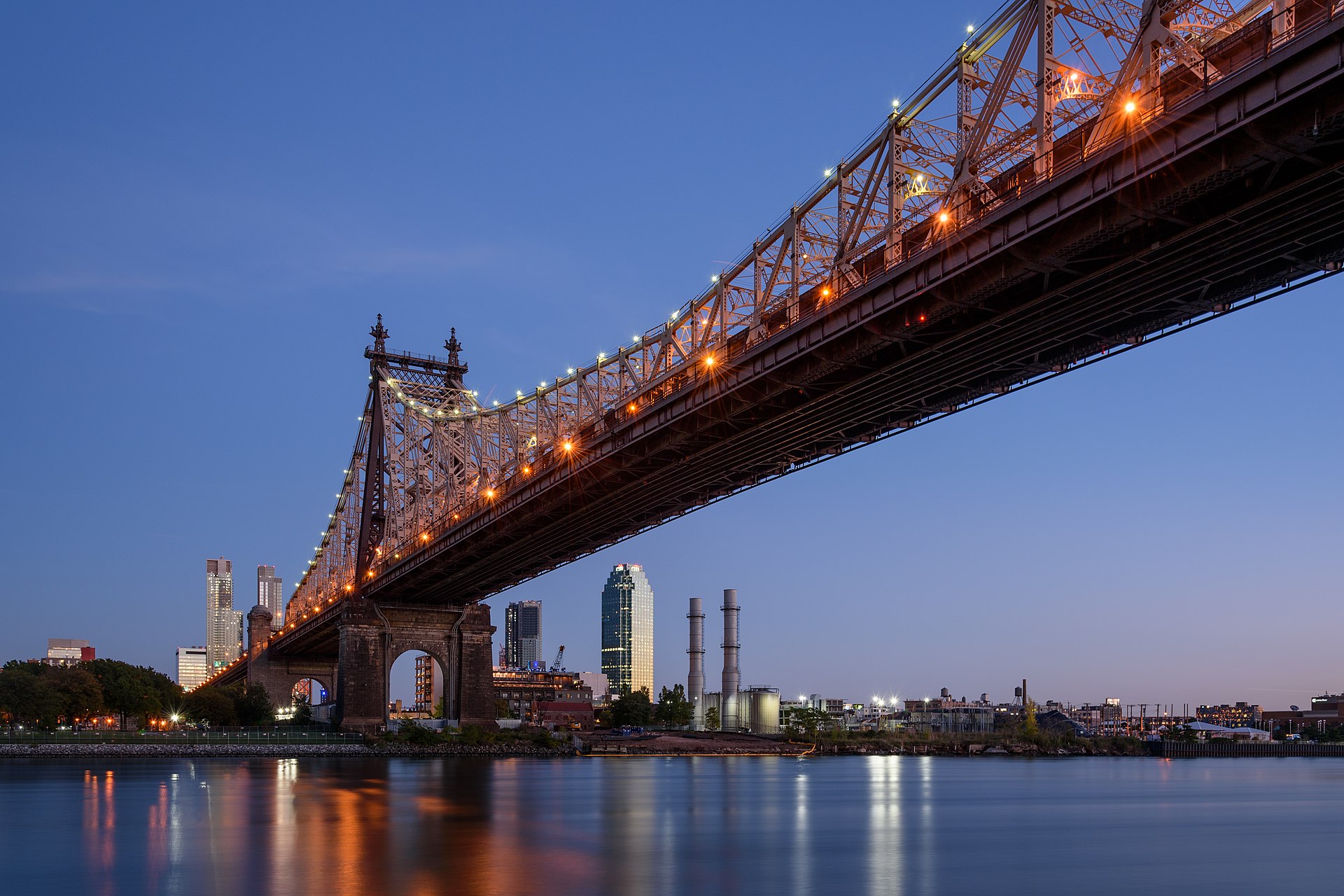 Queensboro Bridge connecting Manhattan and Queens New York City