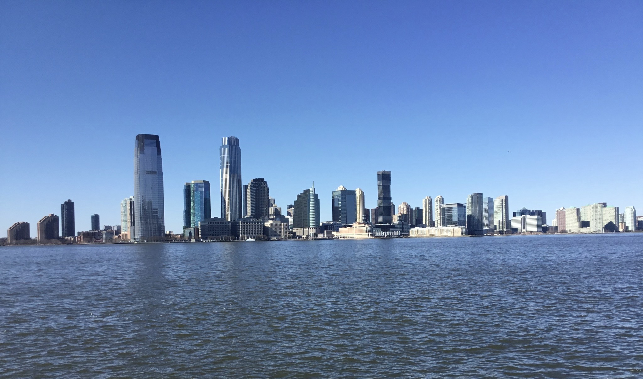 Jersey City skyline - New Jersey college admissions by region