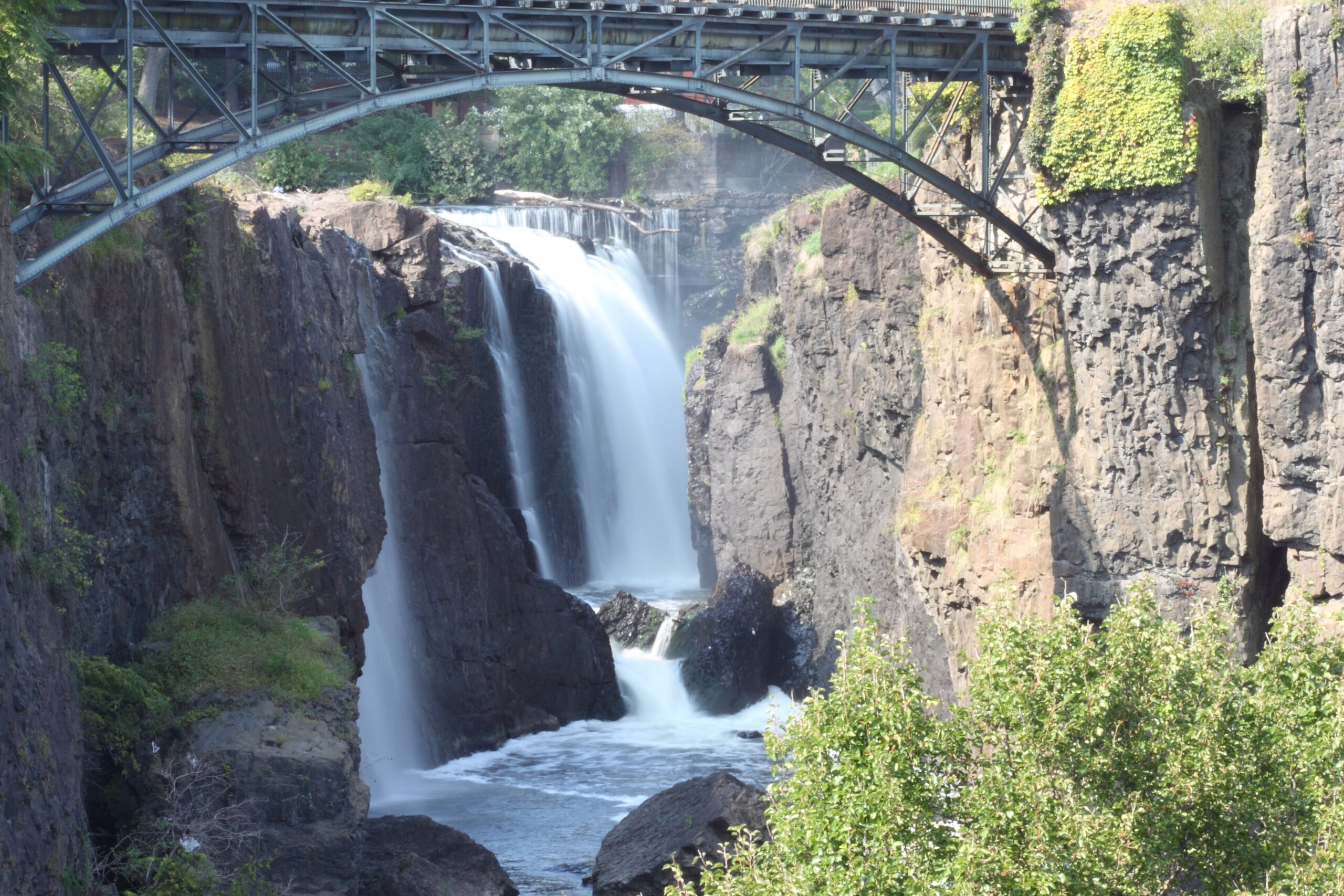 Great Falls waterfall in Paterson Passaic County New Jersey