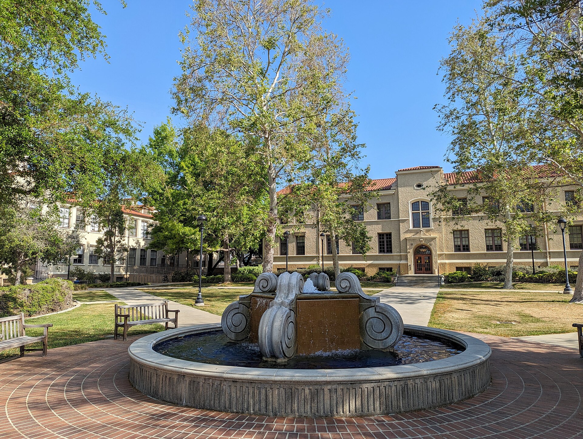 Pomona College campus representing the complete admissions guide to Pomona College, the most selective liberal arts college on the West Coast and the founding member of the Claremont Consortium.