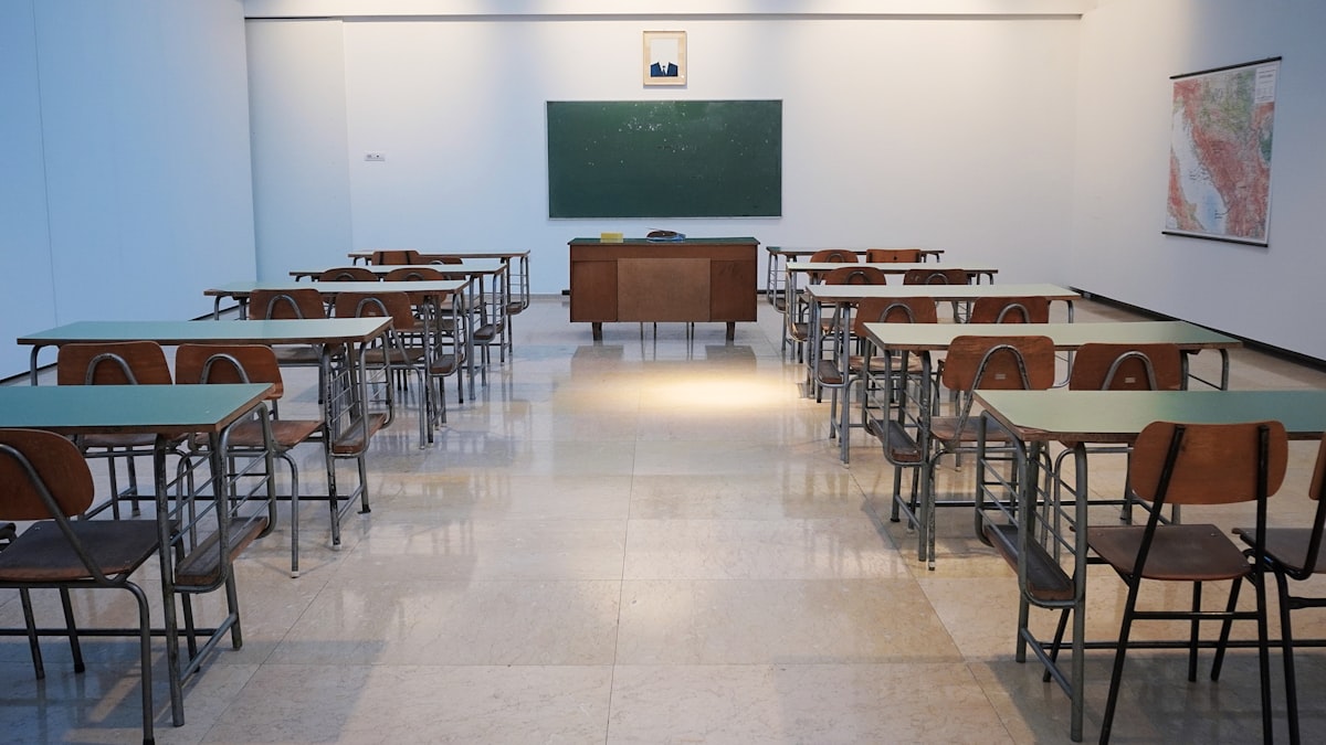 High school building representing how school context affects Ivy League admissions