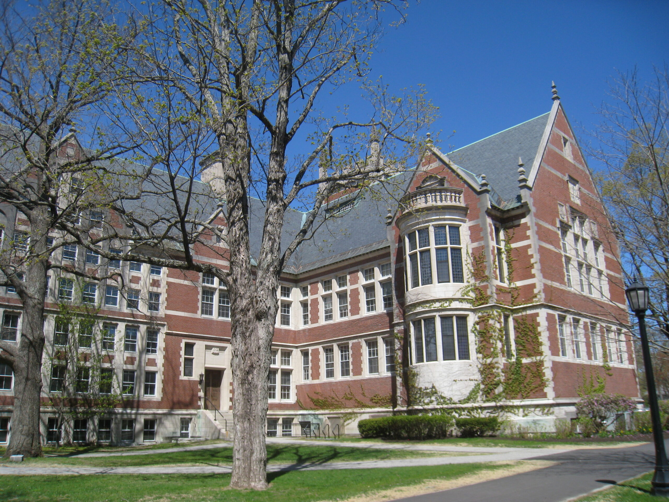 Hubbard Hall at Bowdoin College in Brunswick, Maine