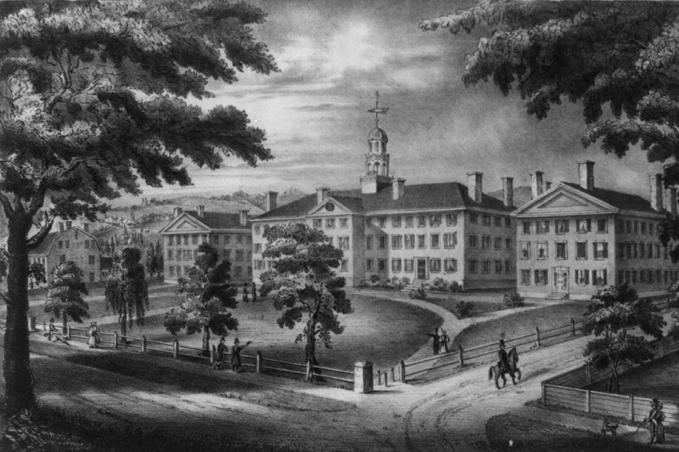 Dartmouth Hall at Dartmouth College in Hanover, New Hampshire