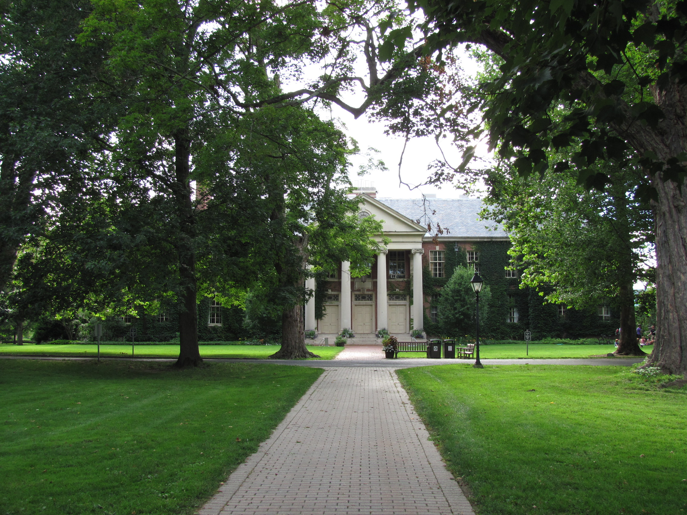 Main School Building at Deerfield Academy in Deerfield, MA - founded 1797