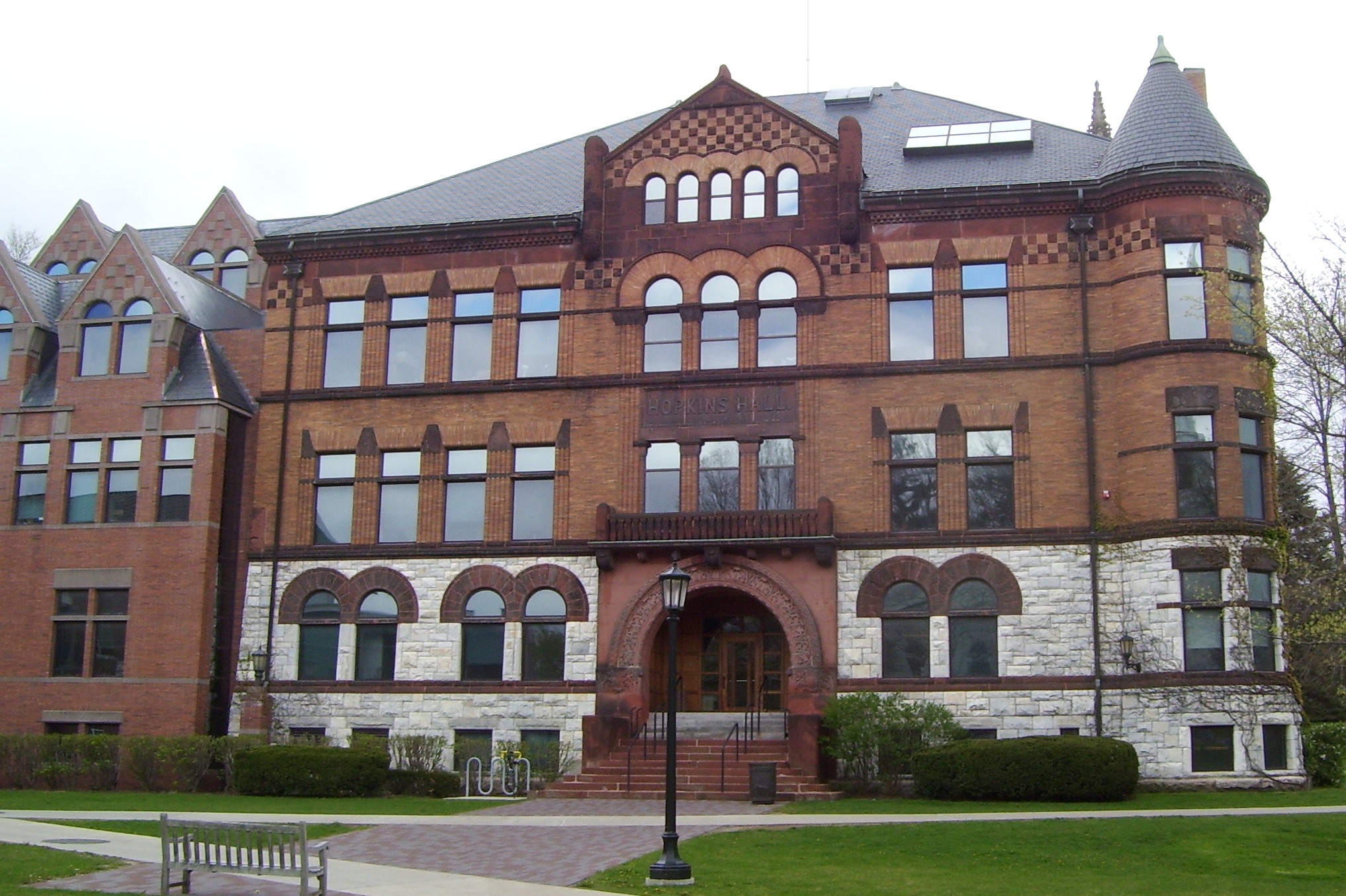 Hopkins Hall at Williams College in Williamstown, Massachusetts
