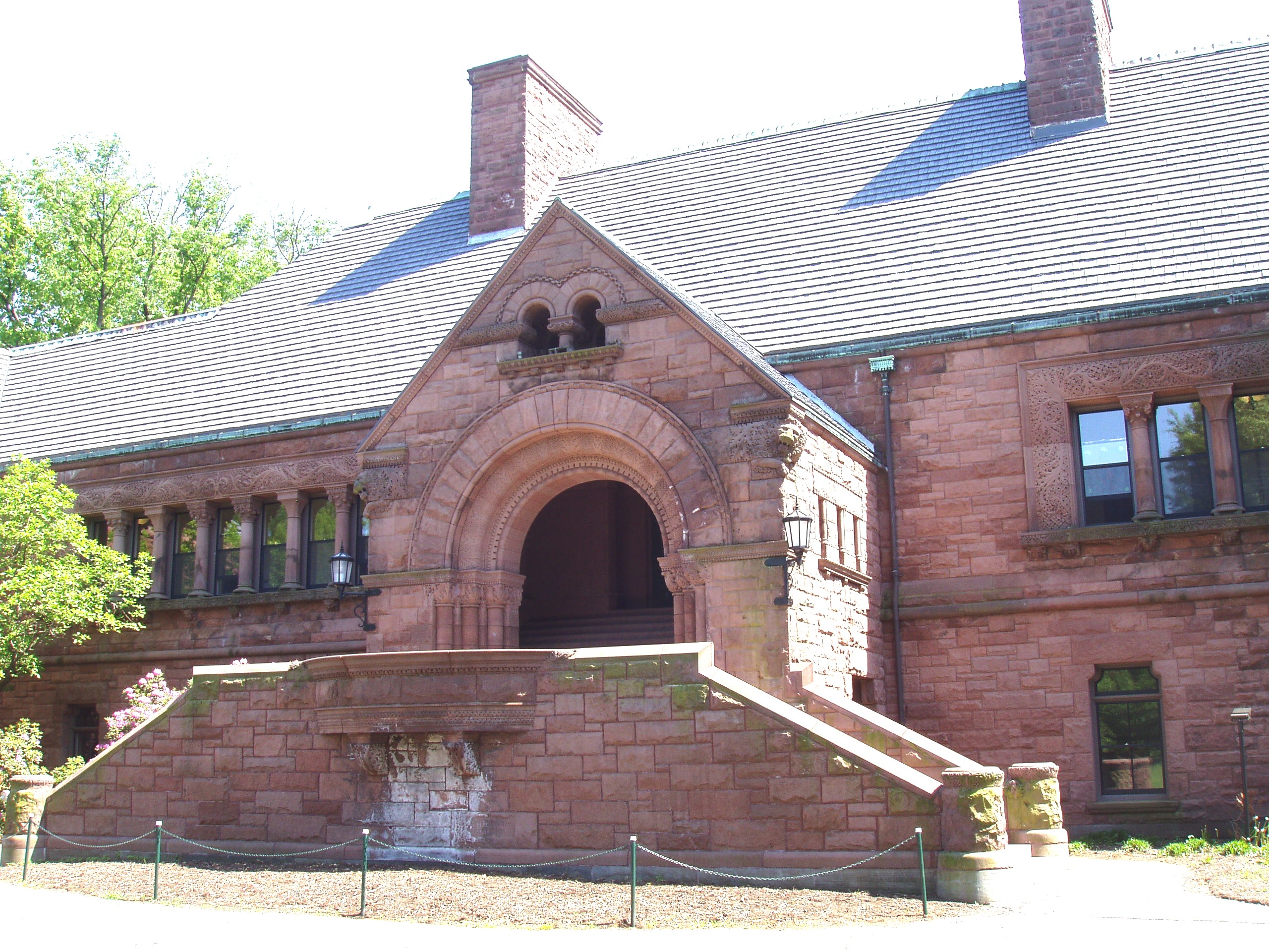 Memorial Hall at The Lawrenceville School in Lawrenceville, NJ - iconic campus building