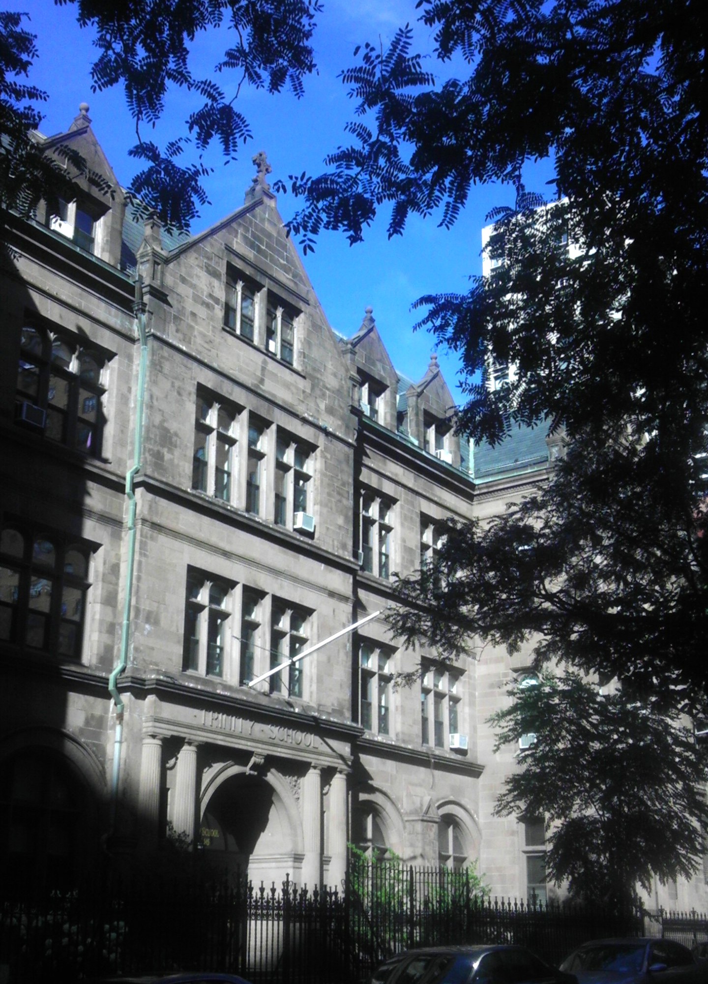 Trinity School on West 91st Street - representative NYC private school campus