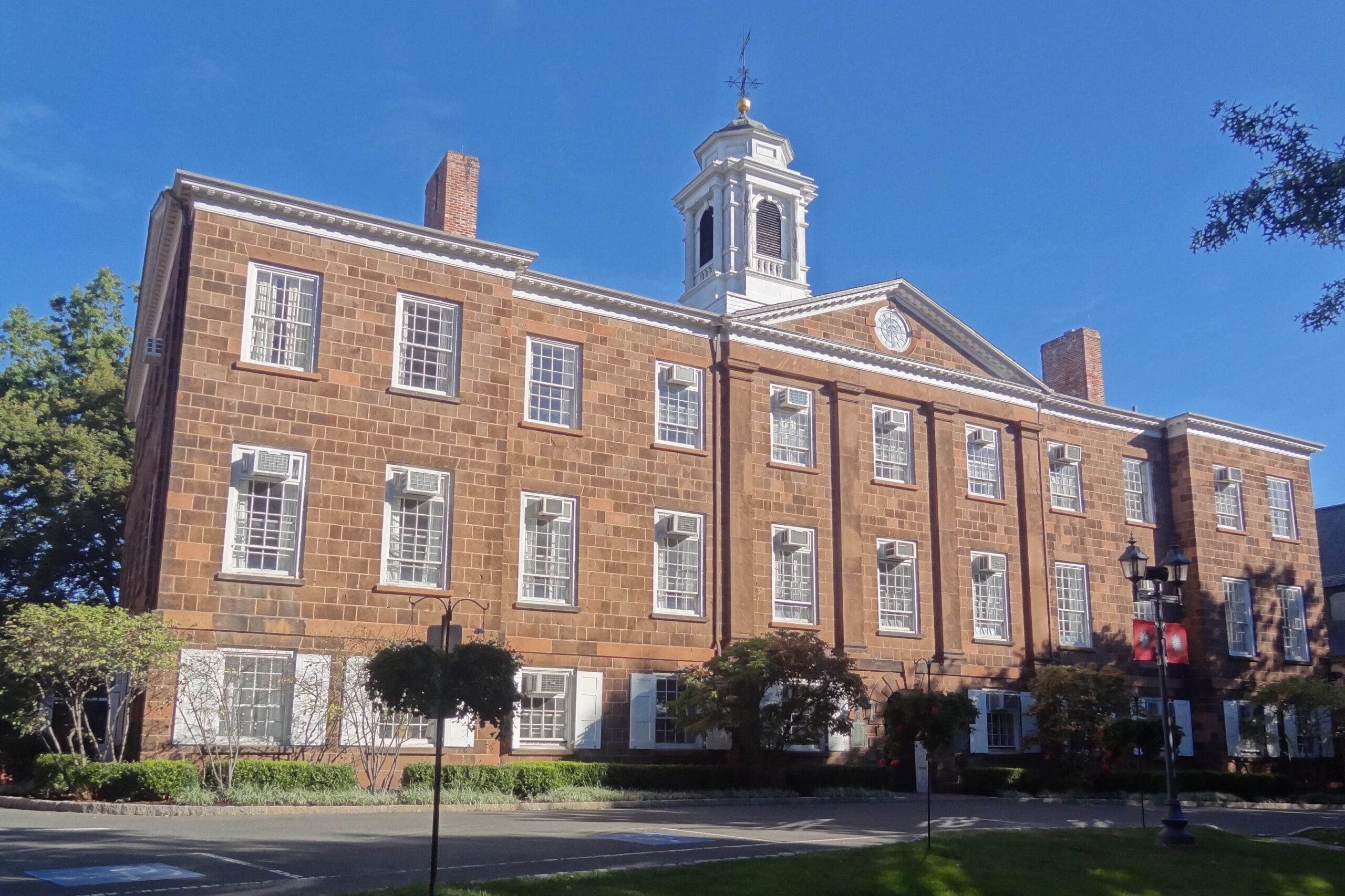 Old Queens building at Rutgers University in New Brunswick, anchor of New Jersey medical school pathways