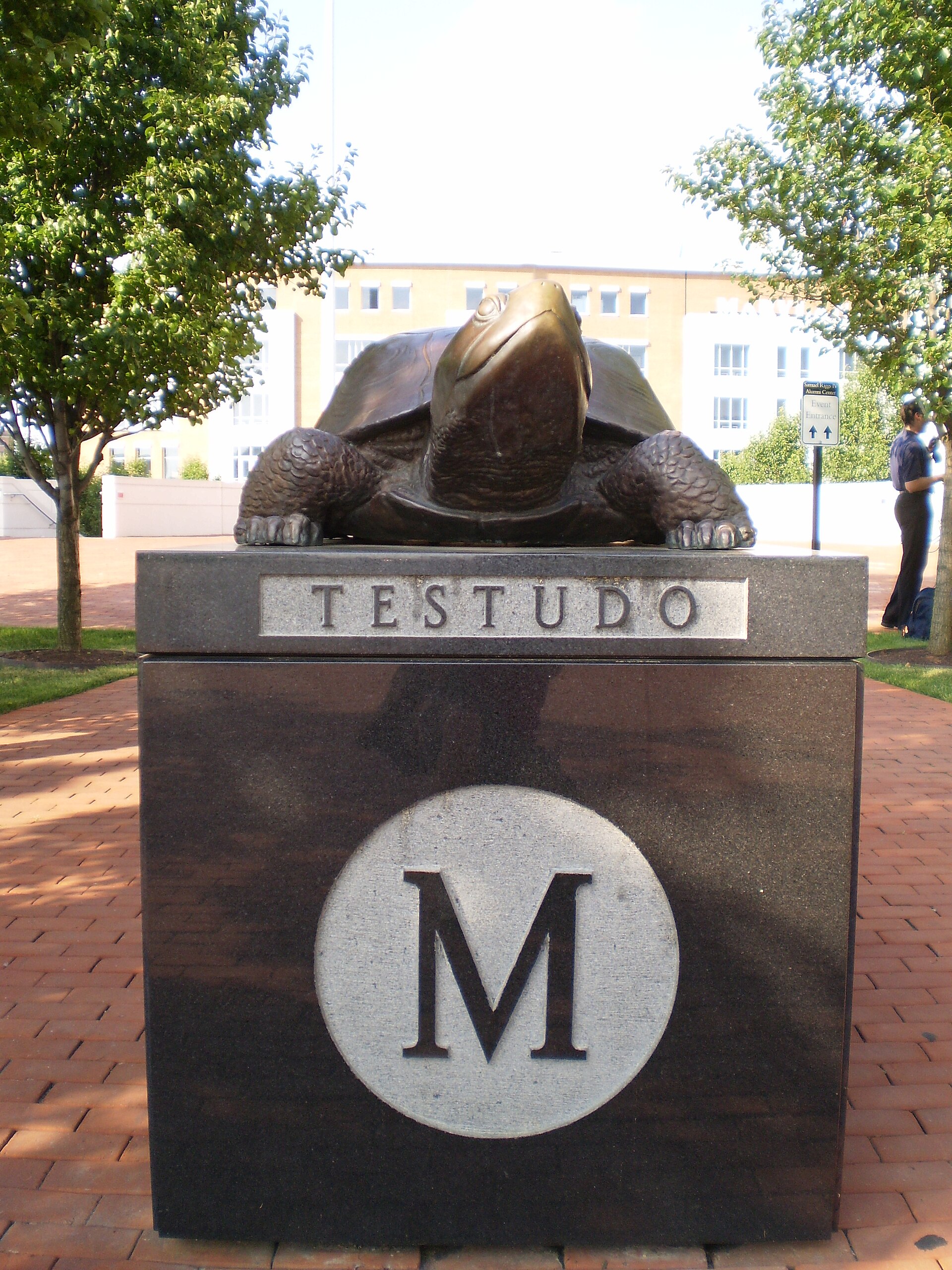 Testudo statue, University of Maryland