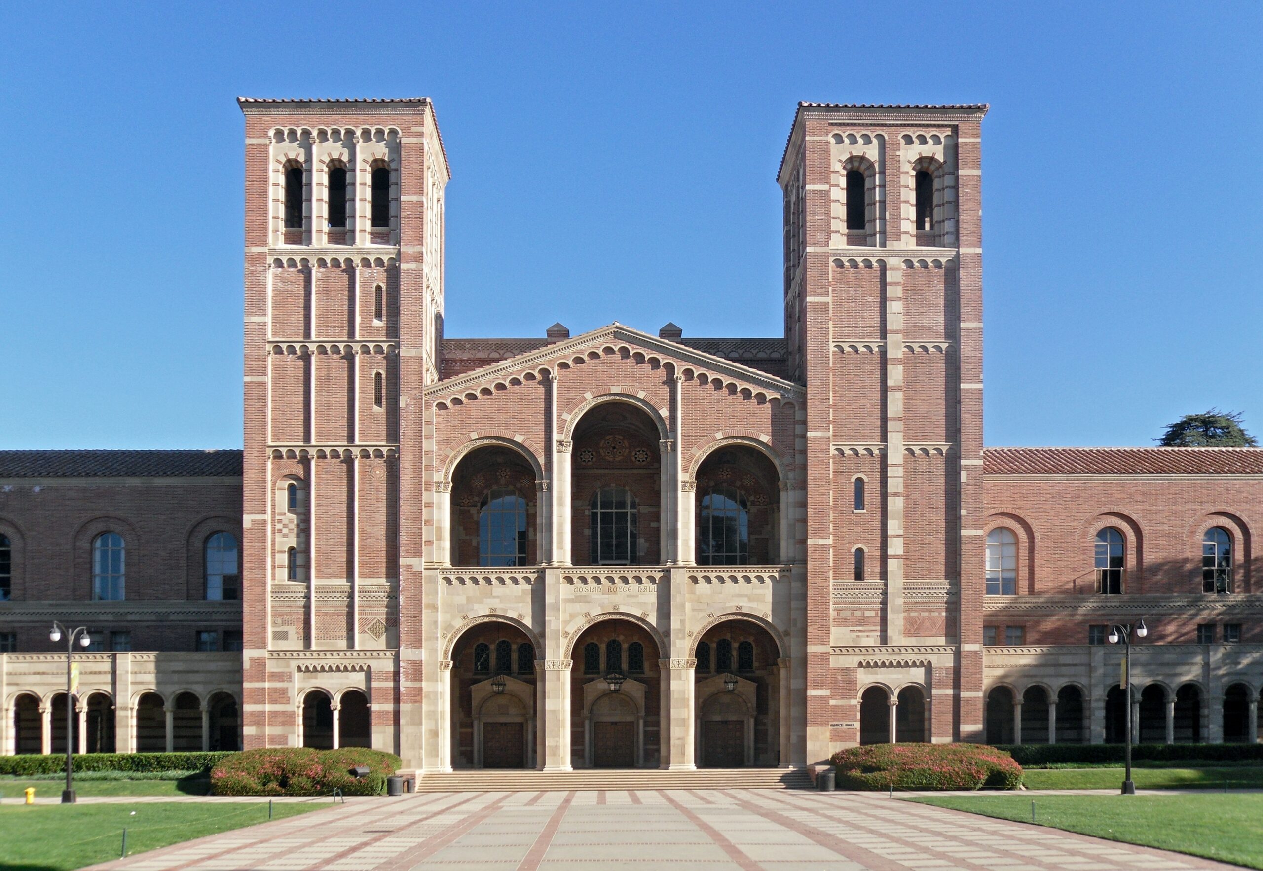 Royce Hall at UCLA, one of the nine University of California undergraduate campuses