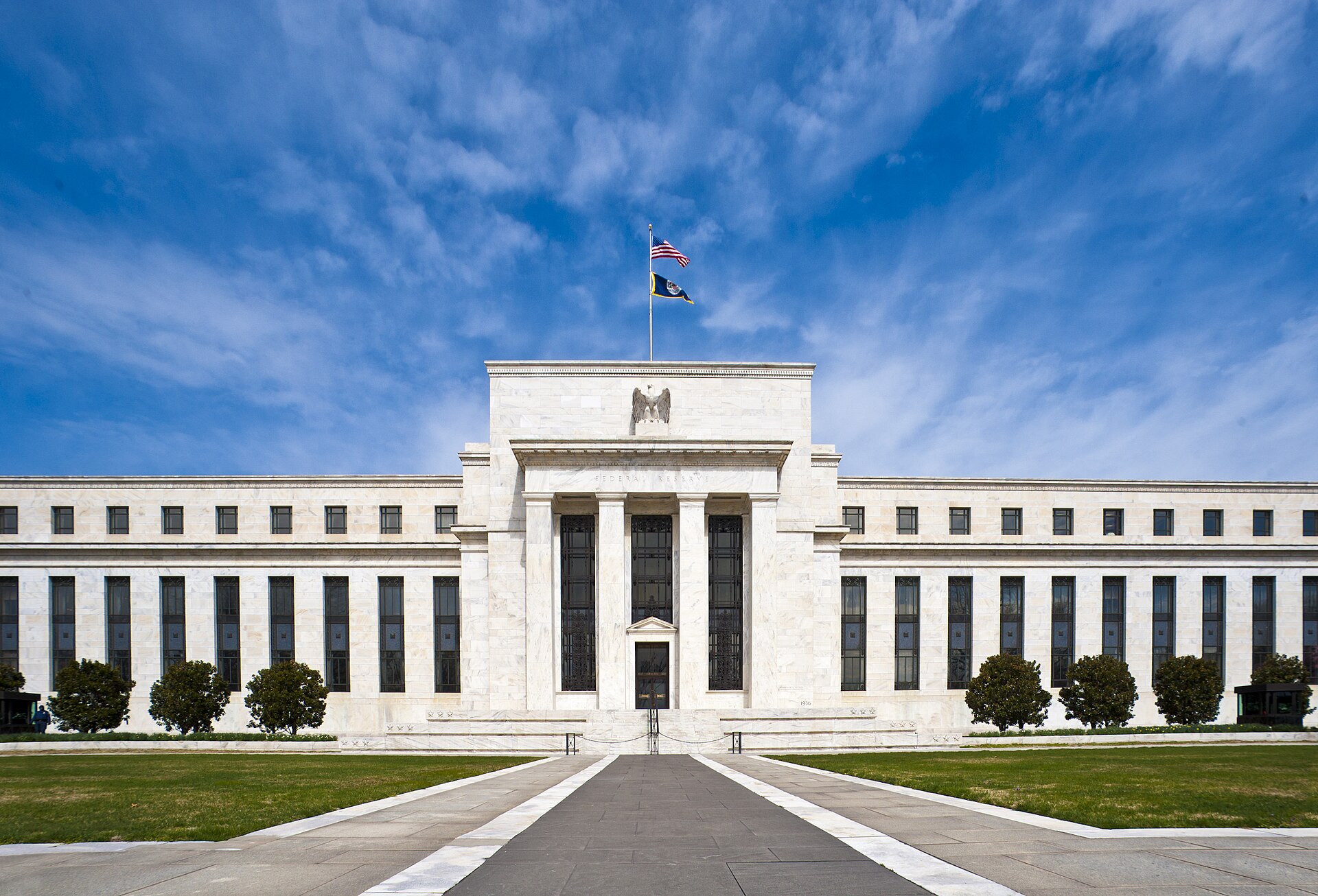 The Marriner S. Eccles Federal Reserve Board Building in Washington, DC