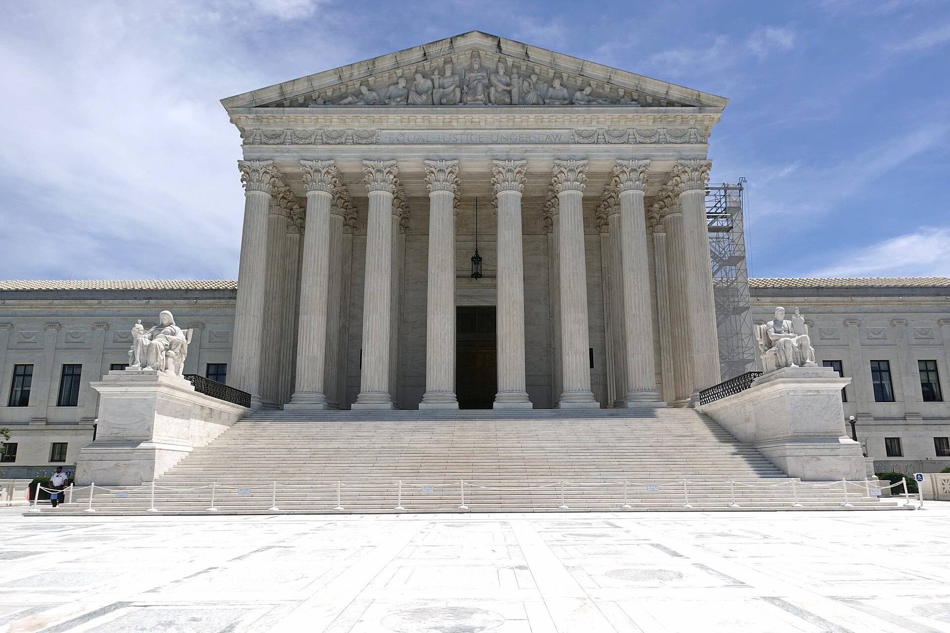 The Supreme Court of the United States building in Washington, DC